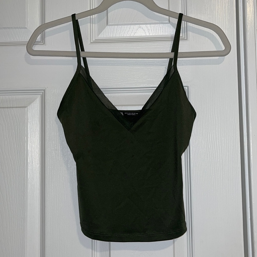 Zara cropped tank top